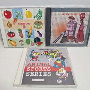 Memory Cards Lot 13 20 U101 Sewing Machine Embroidery Designs UNTESTED